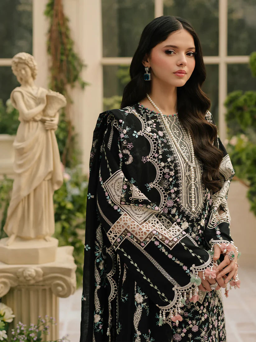 Eid Collection BIN ILYAS Embroidered lawn Three Piece BIL-06
