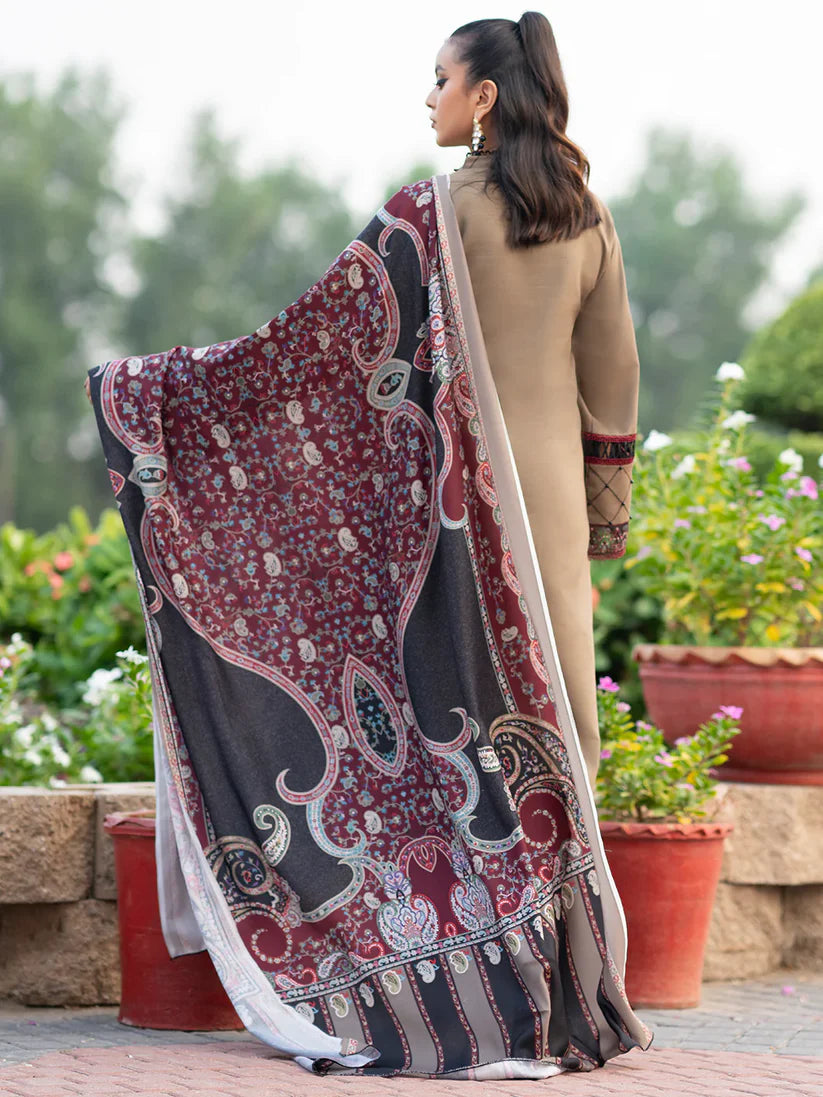 BIN ILYAS Embroidered lawn Three Piece BIL-05