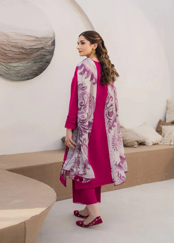 Zarashahjhan Embroidered lawn Three Piece COCO-163 (lawn)