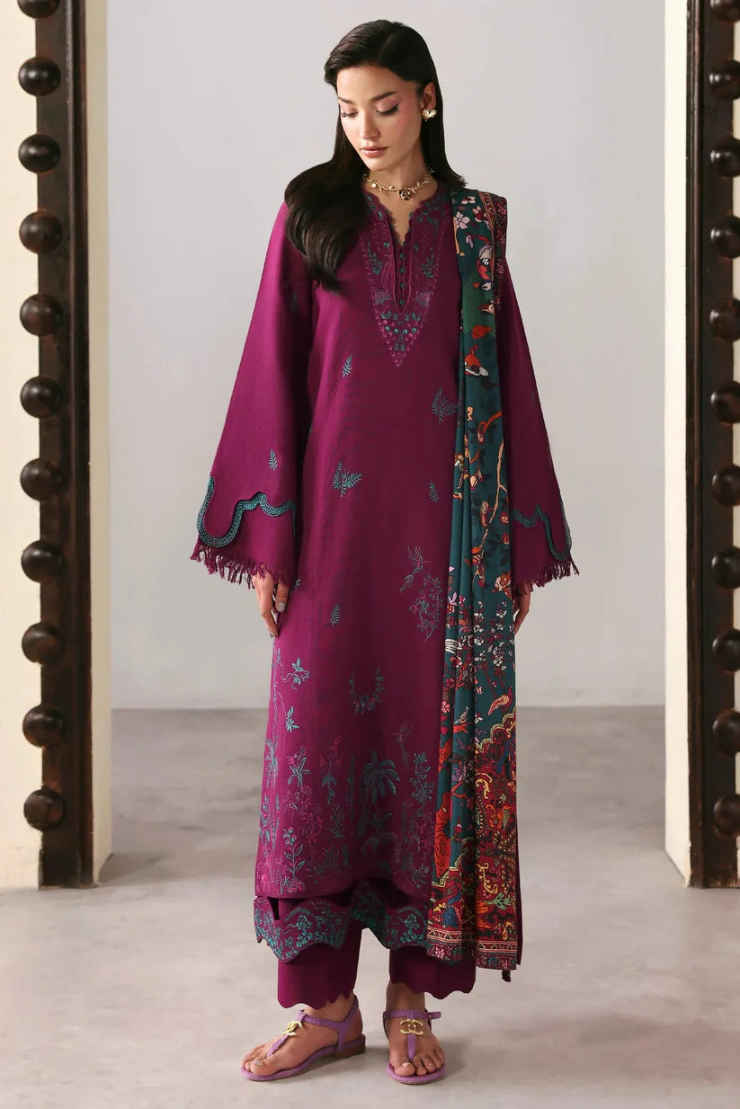 femalechoice Embroidered lawn Three Piece D-267