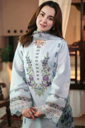 Qalamkar Chikenkari Embroidered lawn Three Piece QL-102